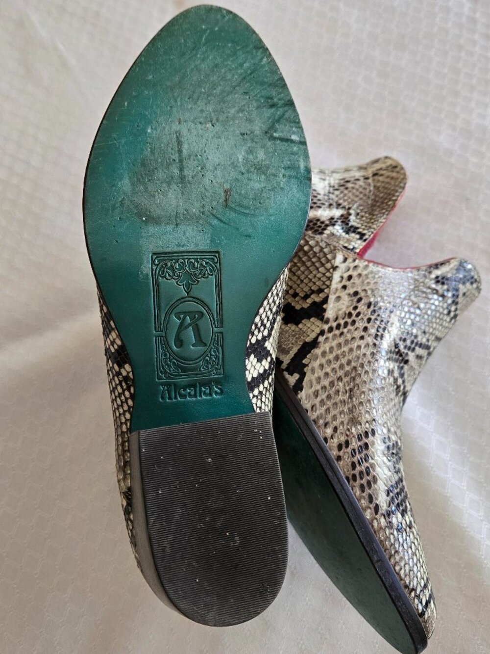 Alcala Python Short Boots - size 9 - Picture 5 of 8
